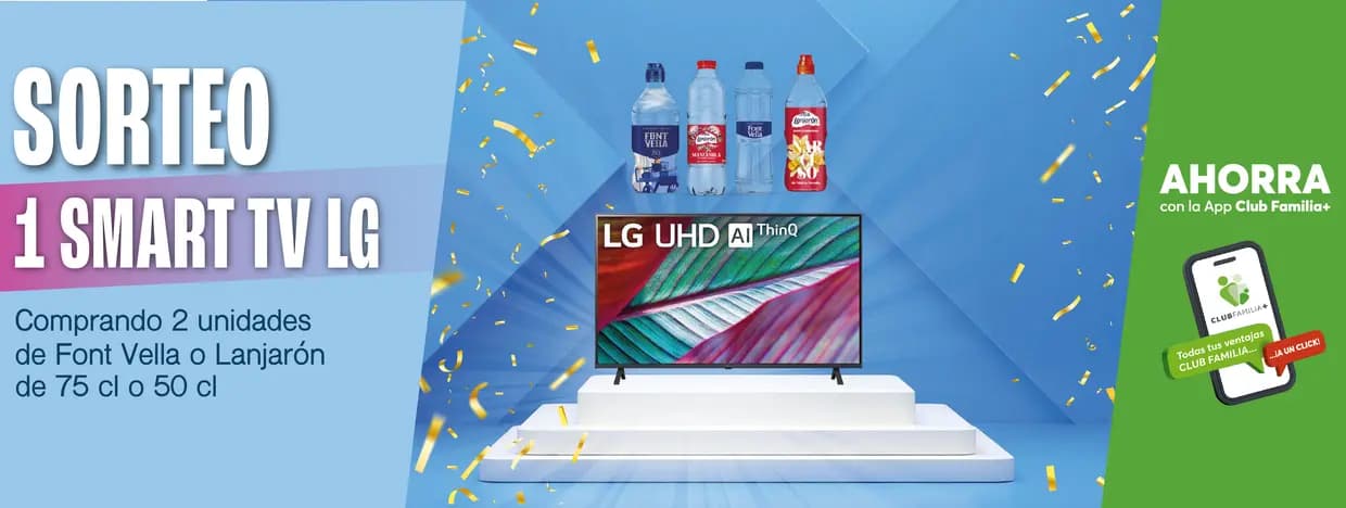 Sorteo Smart TV  Aguas Danone